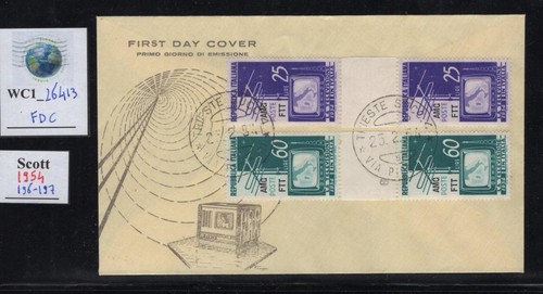 Wc1 26413 trieste - trieste, fdc