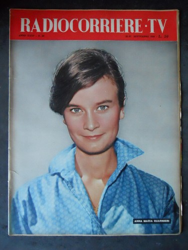 Radiocorriere 1958 anna - tv,